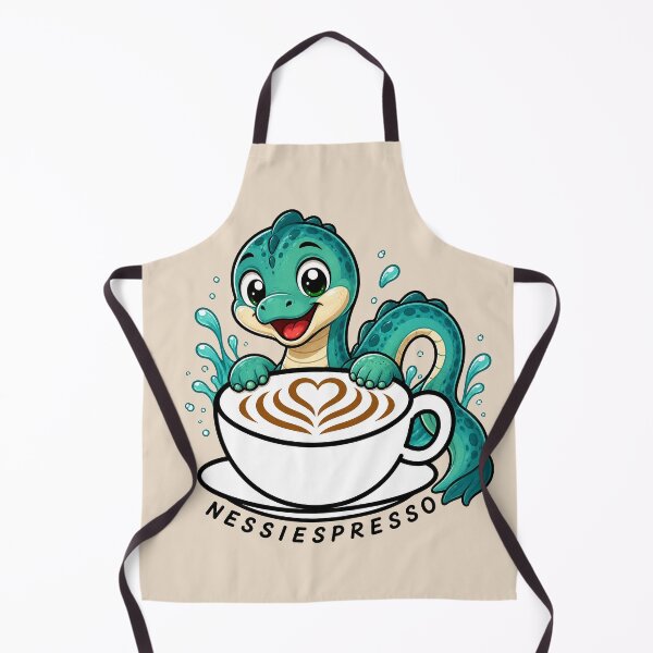 Item preview, ☕ BREWED BEASTIES COLLECTION ☕ - CRYPTID CHUMS - Nessiespresso designed and sold by WheelieGdArt.