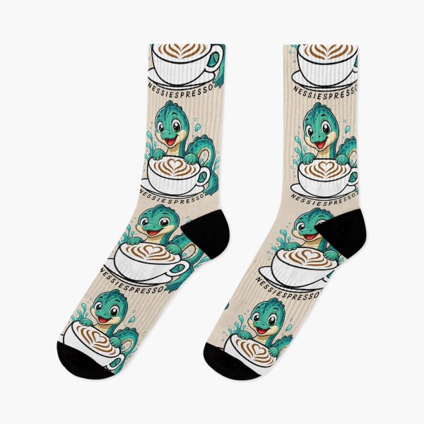 Item preview, ☕ BREWED BEASTIES COLLECTION ☕ -  CRYPTID CHUMS - Nessiespresso designed and sold by WheelieGdArt.
