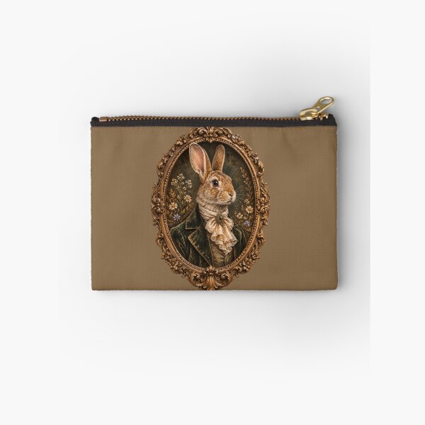 Item preview, Vintage Rabbit Portrait Print – Charming Victorian Oval Frame Wall Art designed and sold by MagicMakerPh.