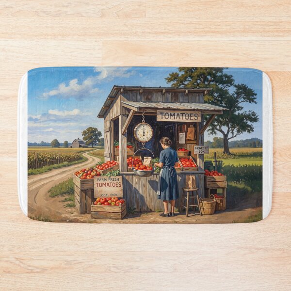 Item preview, Vintage Country Tomato Farm Stand designed and sold by Home Decor Art.