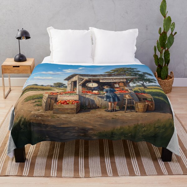 Item preview, Vintage Country Tomato Farm Stand designed and sold by Home Decor Art.