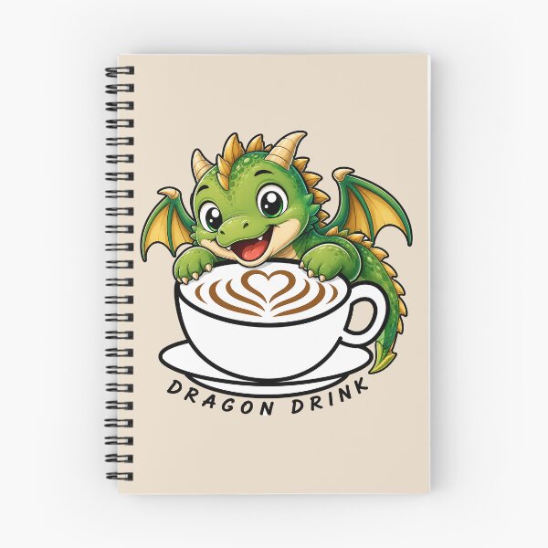 Item preview, ☕ BREWED BEASTIES COLLECTION ☕ -  FANTASY FRIENDS - Dragon Drink designed and sold by WheelieGdArt.