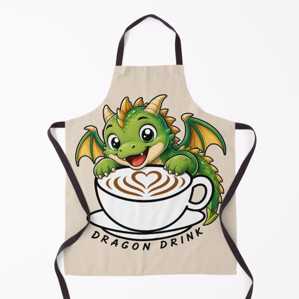Item preview, ☕ BREWED BEASTIES COLLECTION ☕ - FANTASY FRIENDS - Dragon Drink designed and sold by WheelieGdArt.