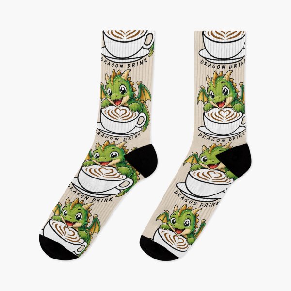 Item preview, ☕ BREWED BEASTIES COLLECTION ☕ -  FANTASY FRIENDS - Dragon Drink designed and sold by WheelieGdArt.