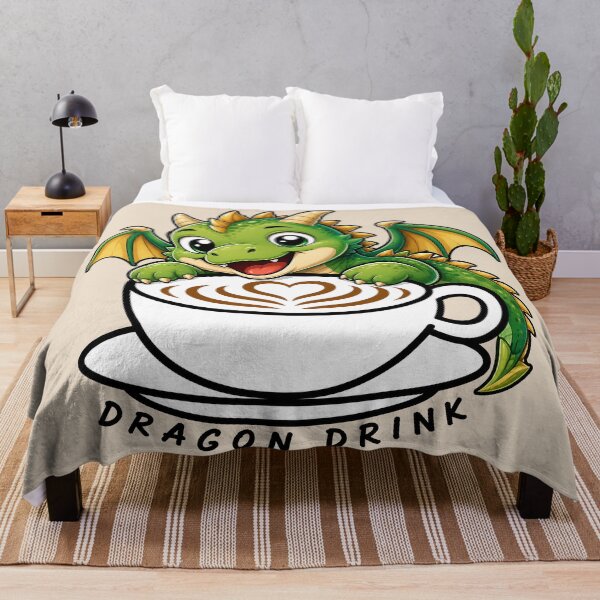 Item preview, ☕ BREWED BEASTIES COLLECTION ☕ - FANTASY FRIENDS - Dragon Drink designed and sold by WheelieGdArt.