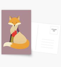 Hello Red Fox Postcards