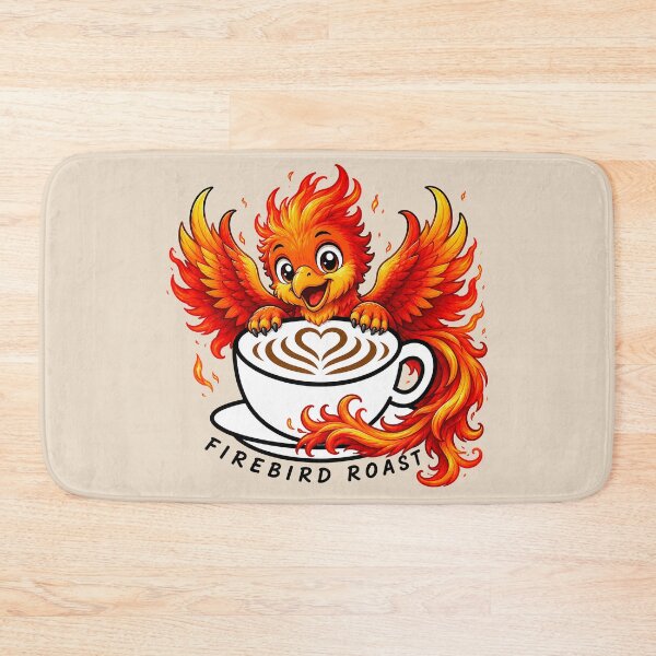 Item preview, ☕ BREWED BEASTIES COLLECTION ☕ -  FANTASY FRIENDS - Firebird Roast designed and sold by WheelieGdArt.