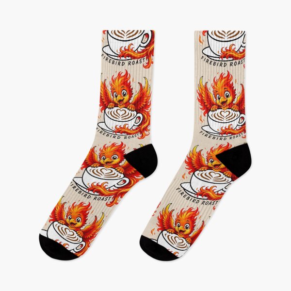 Item preview, ☕ BREWED BEASTIES COLLECTION ☕ -  FANTASY FRIENDS - Firebird Roast designed and sold by WheelieGdArt.
