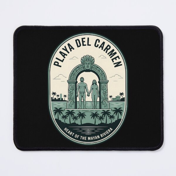 Item preview, Playa Del Carmen Vintage Travel Emblem Mayan Riviera designed and sold by k3rstman1.