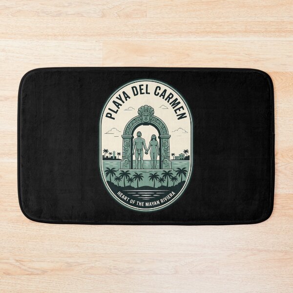 Item preview, Playa Del Carmen Vintage Travel Emblem Mayan Riviera designed and sold by k3rstman1.