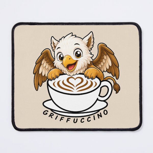 Item preview, ☕ BREWED BEASTIES COLLECTION ☕ - FANTASY FRIENDS - Griffuccino designed and sold by WheelieGdArt.