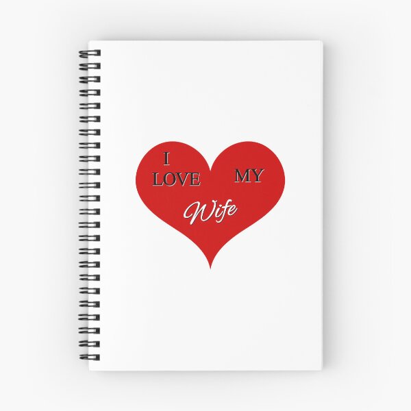 Item preview, I Love My Wife in Red Heart designed and sold by GraffiTimi.