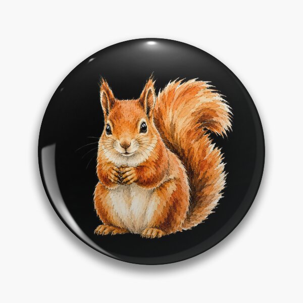 Item preview, Minimal Squirrel Watercolor | Hand Drawn Wildlife Illustration designed and sold by ColorSplash123.