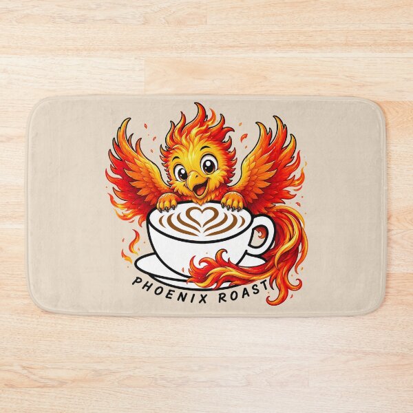 Item preview, ☕ BREWED BEASTIES COLLECTION ☕ -  FANTASY FRIENDS - Phoenix Roast designed and sold by WheelieGdArt.
