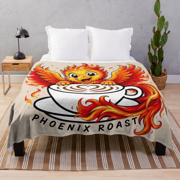 Item preview, ☕ BREWED BEASTIES COLLECTION ☕ - FANTASY FRIENDS - Phoenix Roast designed and sold by WheelieGdArt.
