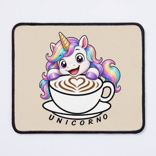 Item preview, ☕ BREWED BEASTIES COLLECTION ☕ - FANTASY FRIENDS - Unicorno designed and sold by WheelieGdArt.