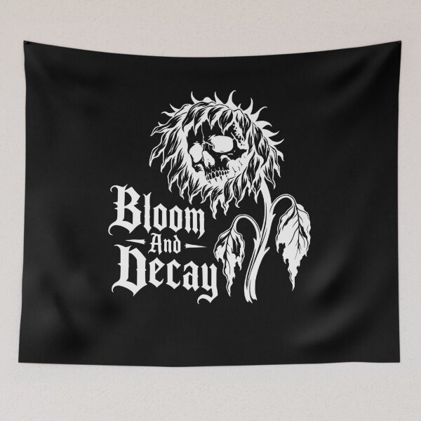 Item preview, Gothic Skull Sunflower designed and sold by FreshPixelArt.