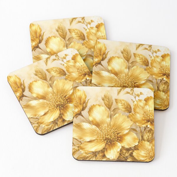 Item preview, Golden flowers designed and sold by karlosss.