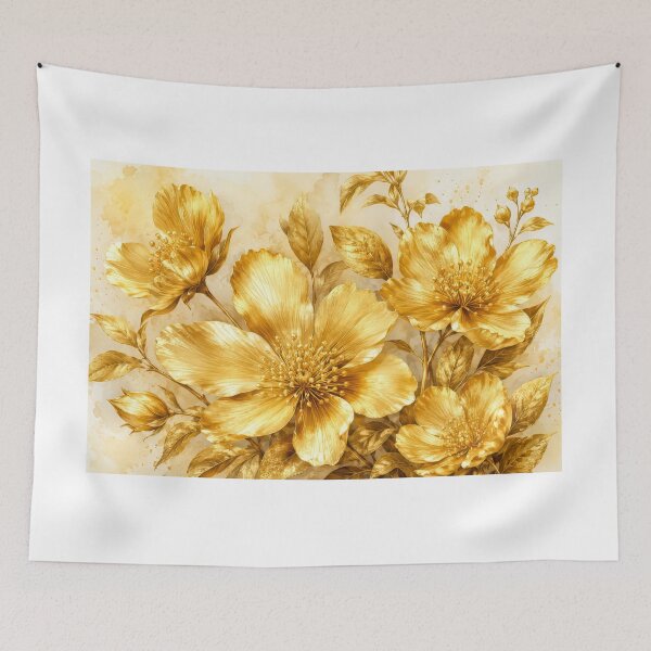 Item preview, Golden flowers designed and sold by karlosss.