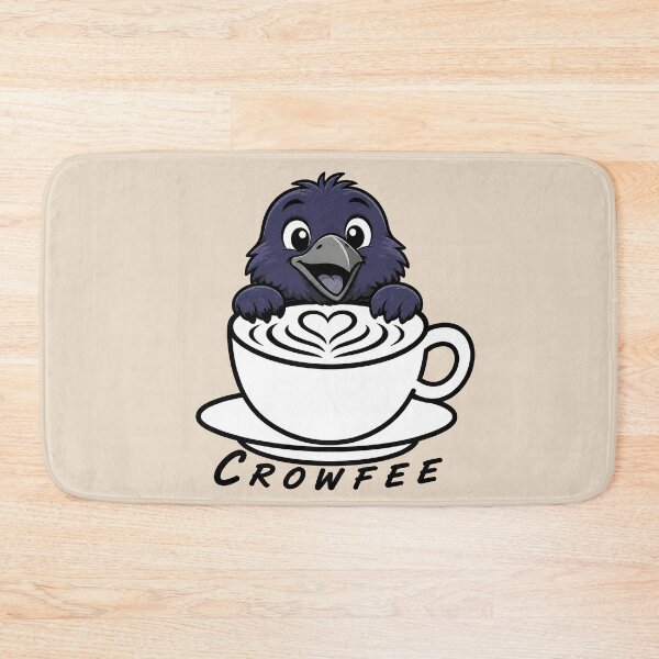 Item preview, ☕ BREWED BEASTIES COLLECTION ☕ -  FEATHERED FRIENDS - Crowfee designed and sold by WheelieGdArt.