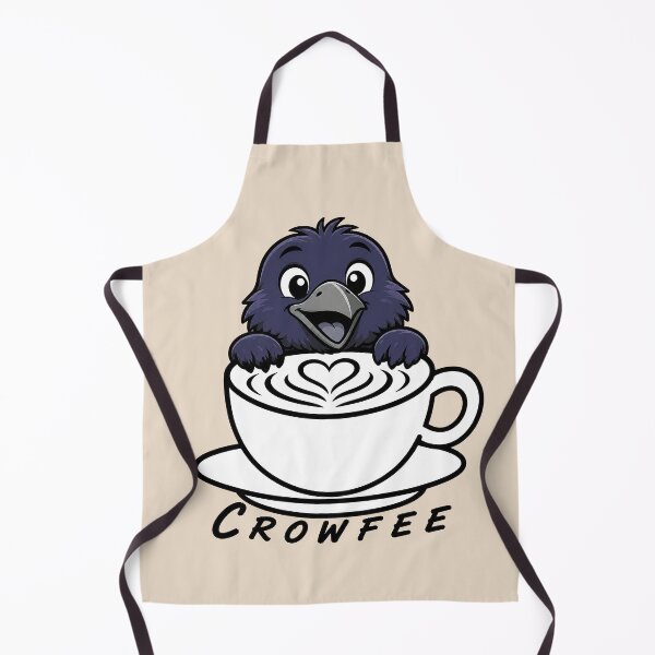 Item preview, ☕ BREWED BEASTIES COLLECTION ☕ - FEATHERED FRIENDS - Crowfee designed and sold by WheelieGdArt.