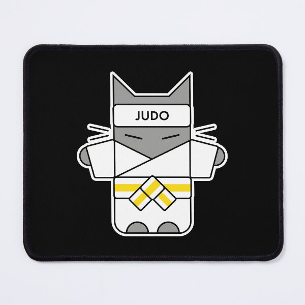 Item preview, Judo Cat - White Yellow Belt designed and sold by eve streets.