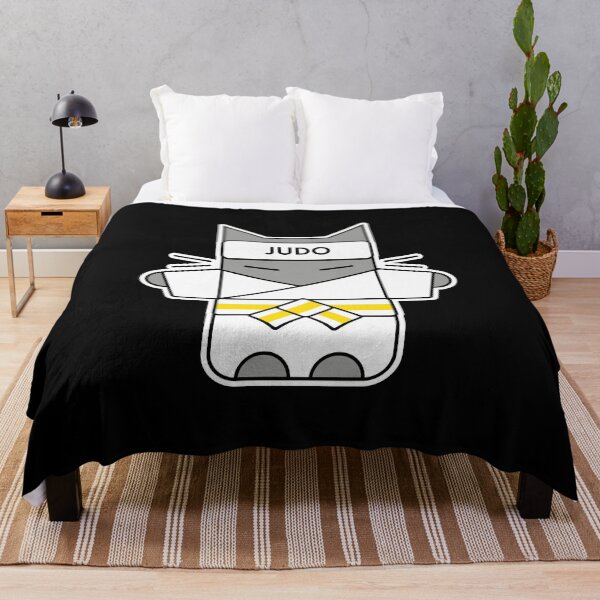 Item preview, Judo Cat - White Yellow Belt designed and sold by eve streets.