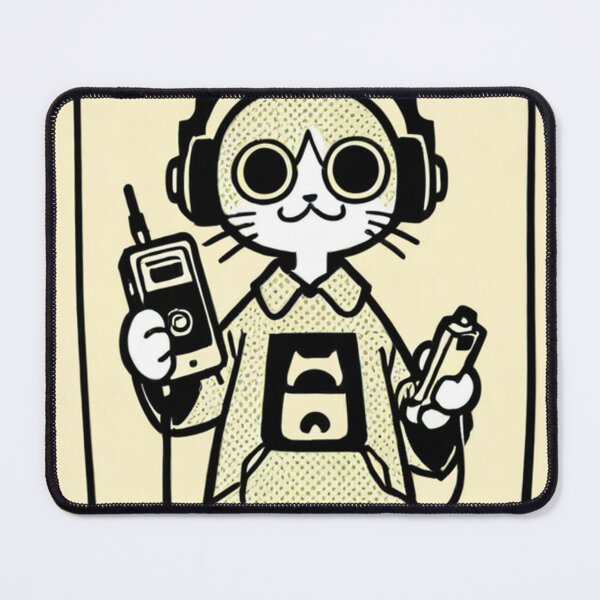 Item preview, Cat - Blue Walkman Retro designed and sold by World-Pets.