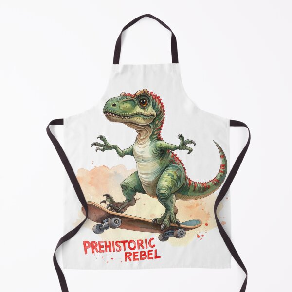 Item preview, Prehistoric Rebel – Velociraptor on a skateboard designed and sold by LiskoDesign.