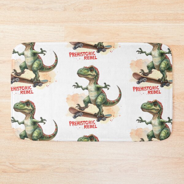 Item preview, Prehistoric Rebel – Velociraptor on a skateboard designed and sold by LiskoDesign.