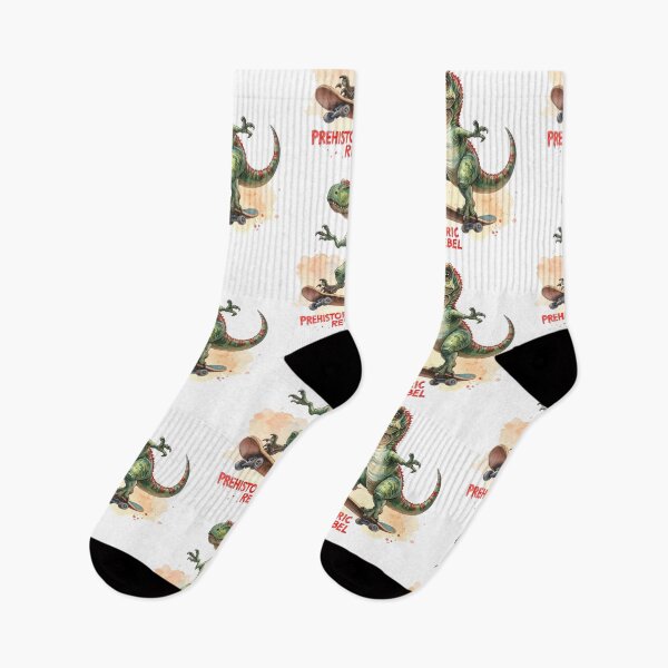 Item preview, Prehistoric Rebel – Velociraptor on a skateboard designed and sold by LiskoDesign.