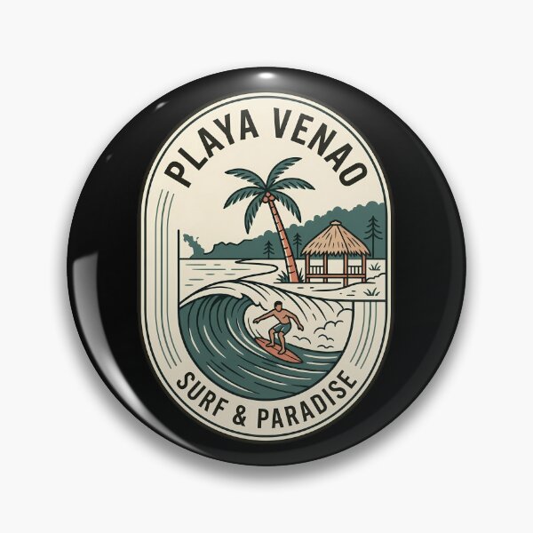Item preview, Playa Venao Surf Paradise Vintage Travel Emblem designed and sold by k3rstman1.