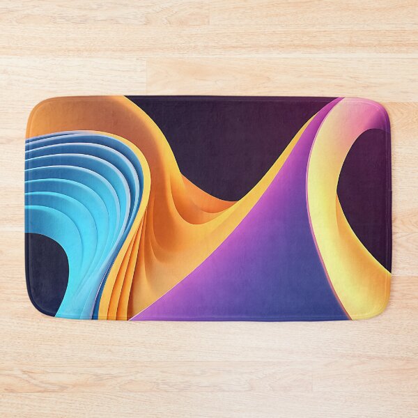 Item preview, Luminescent Dark Liquid Ribbon Wave designed and sold by CuteSlothWorld.