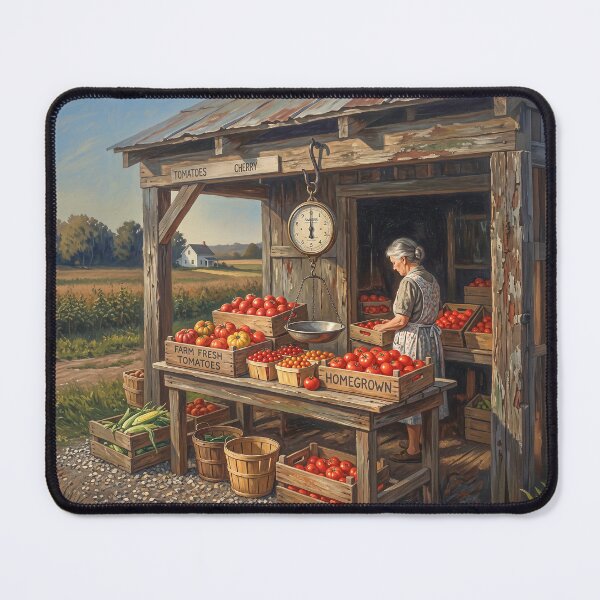 Artikelvorschau, Vintage Country Tomato Farm Stand entworfen und verkauft von Home Decor Art.