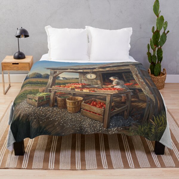 Item preview, Vintage Country Tomato Farm Stand designed and sold by Home Decor Art.