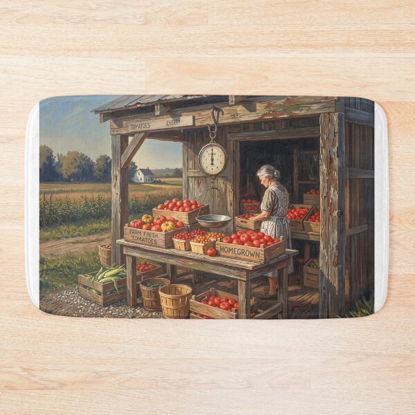 Item preview, Vintage Country Tomato Farm Stand designed and sold by Home Decor Art.