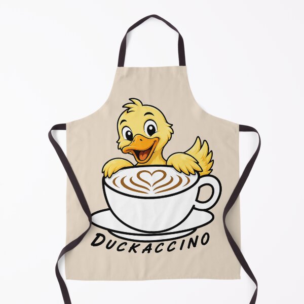 Item preview, ☕ BREWED BEASTIES COLLECTION ☕ - FEATHERED FRIENDS - Duckaccino designed and sold by WheelieGdArt.