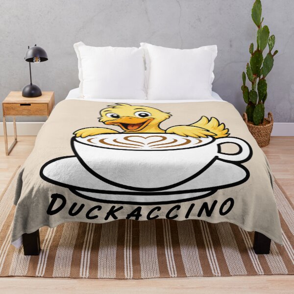 Item preview, ☕ BREWED BEASTIES COLLECTION ☕ - FEATHERED FRIENDS - Duckaccino designed and sold by WheelieGdArt.