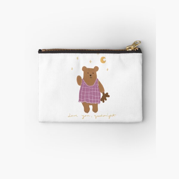 Item preview, Cute bedtime bear with quote „ Love You, goodnight” designed and sold by Malvamalu.