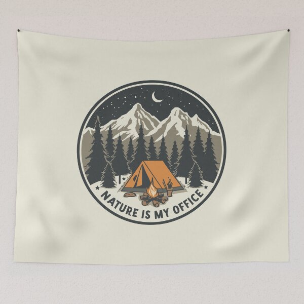 Item preview, NATURE IS MY OFFICE designed and sold by BKDIGITALSHOP.