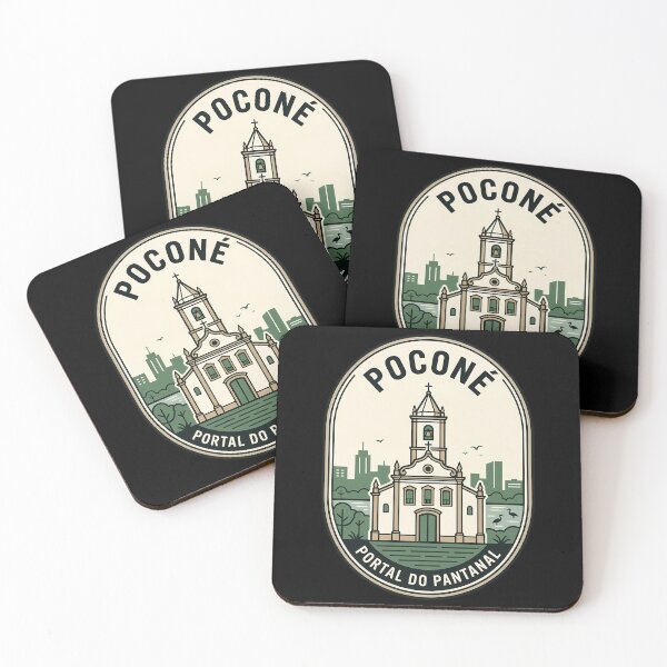 Item preview, Poconé Brazil Vintage Travel Emblem Portal do Pantanal designed and sold by k3rstman1.