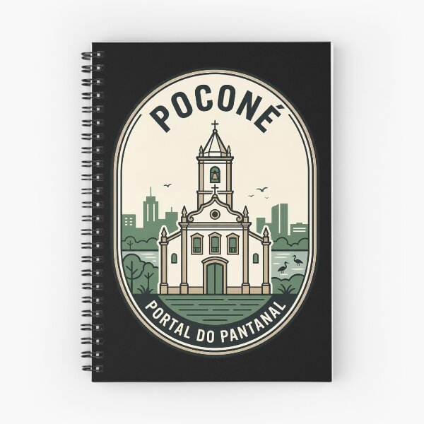 Item preview, Poconé Brazil Vintage Travel Emblem Portal do Pantanal designed and sold by k3rstman1.