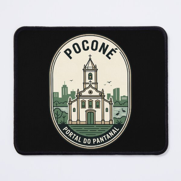Item preview, Poconé Brazil Vintage Travel Emblem Portal do Pantanal designed and sold by k3rstman1.
