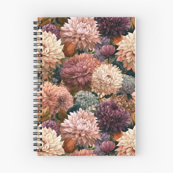 Item preview, Petaled Dahlias Flower  - Botanical Garden Pattern  - Fathers Day Ideas designed and sold by RoyalStarsPatts.