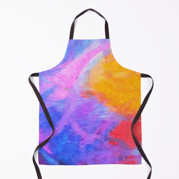Item preview, blue and orange abstract designed and sold by Tereza Pilar Art.