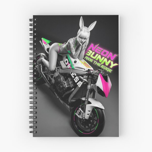 Item preview, Neon Bunny Velocity: When the Ride Outshines the Night designed and sold by Print Fiction.