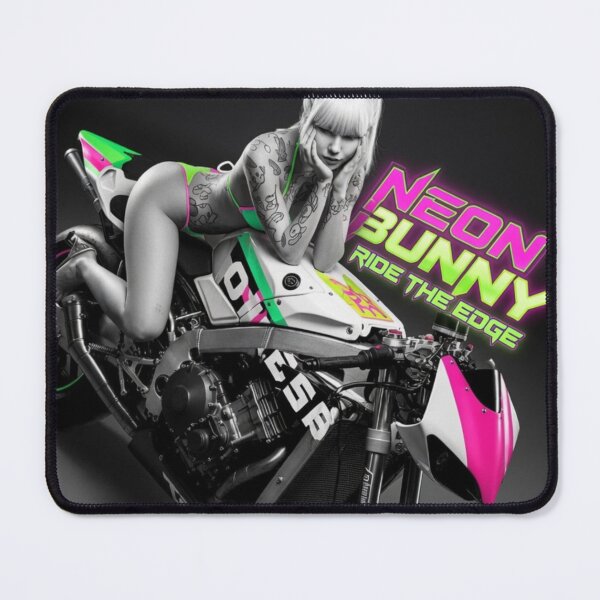 Item preview, Neon Bunny Velocity: When the Ride Outshines the Night designed and sold by Print Fiction.