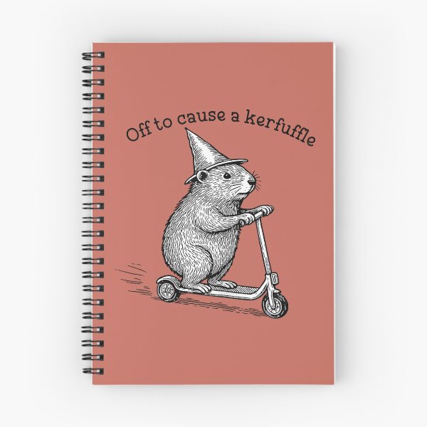 Item preview, Off to Cause A Kerfuffle Funny Capybara Scooter Chaos designed and sold by ArleneRowe.