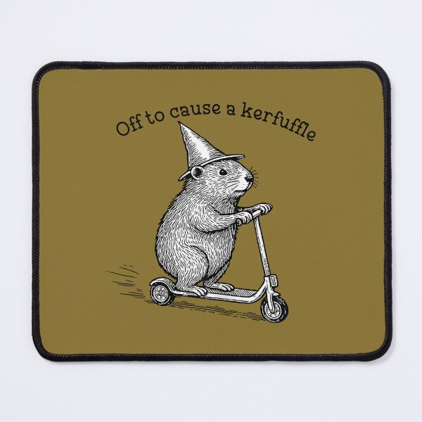 Item preview, Off to Cause A Kerfuffle Funny Capybara Scooter Chaos designed and sold by ArleneRowe.