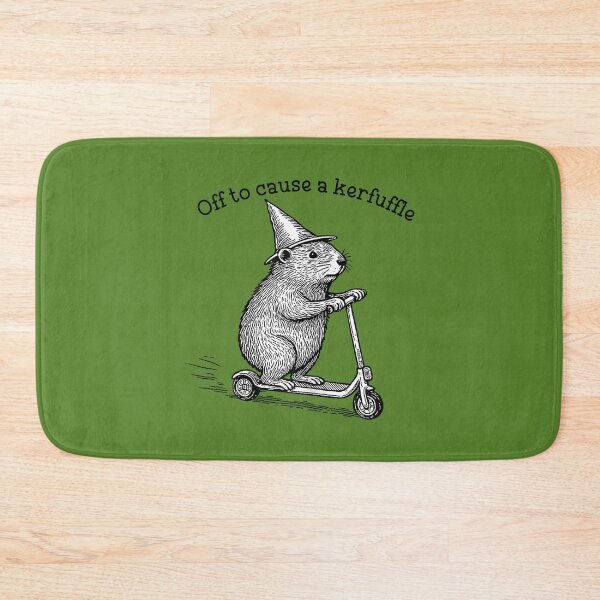 Item preview, Off to Cause A Kerfuffle Funny Capybara Scooter Chaos designed and sold by ArleneRowe.